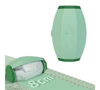 AMFUN 1 Piezas Rodillo quitapelusas Reutilizable Fiohiros, Pegajoso de Pelusa Lavable, Rodillo quitapelusas portátil, Rodillo de Pelusa de Gel para Carpets, Camas, Sofás (Verde