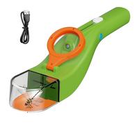 AMFUN Easy Magnifier Trampa Viva para Insectos con Lupa 5X, Atrapa Insectos, Trampa para Hormigas Escarabajo Repelente de Arañas, para Niños y Adultos (Verde)