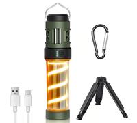 AMFUN Lámpara Antimosquito, 3000 mAh Lámpara Antimosquitos Eléctrico con soporte, Lámpara de Camping con Diseño Magnético, 5 Modos de Iluminación, Resistente al agua IPX5