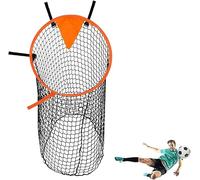 AMFUN Red de fútbol y portería - Red de fútbol de 45 x 60 cm con correas ajustables para niños