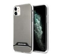 AMG AMHCN61TCBW - Funda Carcasa para iPhone 11 de 6,1'', Color Blanco y Negro
