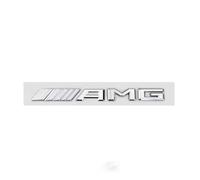AMG Coche Emblema para G-Klasse,Insignia Logotipo Capó Delantero O Puerta del Maletero Pegatinas Logo Accesorios Coche,Silver