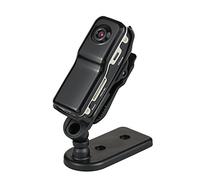 Amgei Grabadora de video digital portátil mini monitor DV Micro cámara de bolsillo perfecta para el hogar y la oficina, color negro