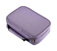 AMGOMH Estuches, 72 Ranuras portalápices Caja de lápiz de Estudiantes Organizador Estuche Escolar de Caso lapices de Colores lápiz Bolsa de Arte Dibujo Estuches Escolares Pencil Case (Morado)