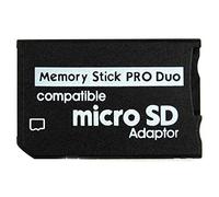 AMGUR Memory Stick Pro Duo - Adaptador Micro SD/Micro SDHC TF a Memory Stick MS Pro Duo Card para Sony PSP, Playstation Portable, cámara, Handycam, PDA