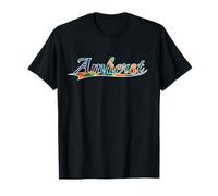 Amherst Massachusetts Pioneer Valley Tie Dye Vintage Varsity Camiseta