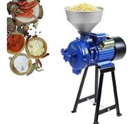 Amhuui Molino de alimentación eléctrico Comercial, Grosor Ajustable, 3000W, Fuerte y Duradero para Grano, maíz, Grano, café, Trigo con