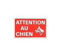 AMI Confort 6 ani642 placa Beware perro 16 x 10 cm