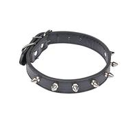 AMI CONFORT - Collar para Perro con diseño de Charms de Clavos de Piel sintética, 45 x 2 cm