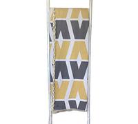 Amiaire Toalla de Playa XL Javea Amarilla & Gris - Toalla de Playa Gigante 100% algodón - Tamaño : 180 x 200 cm - Incluye Bolsa de Viaje - Secado rápido - Toalla de Playa fouta Doble