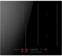 Amica KMI 772 660 C - Placa de inducción autónoma (60 cm de ancho, 14 niveles de potencia, función de refuerzo, función de pausa, seguridad para niños, sin marco, color negro)