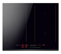 Amica Placa de inducción autosuficiente de 60 cm Slider-DirectTouch 14 niveles de potencia Booster 2 zonas puente Stop'n'Go - Placa de inducción