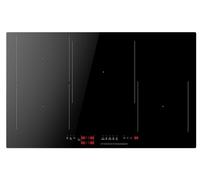 Amica Placa de inducción autosuficiente de 77 cm con control deslizante con sensor 14 niveles de potencia Booster Bridge-Zone Stop'n'Go - Placa de inducción