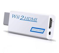 AmiCera Wii HDMI Adapter Adapter to HDMI Konverter für Fernseher, Full HD 720/1080P, Audio 3,5mm Buchse, Kompatibel mit TV, Monitor & Beamer, Unterstützt NTSC 480i 480p PAL 576i 720p 1080p