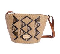 AMICHI Bolso Bandolera Grande de Paja Capazo Playa Trenzado Casual Rosana