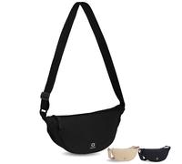 Amichi - Bolso Bandolera Mujer de Nylon Impermeable | Bolso Pequeño Media Luna de Hombro o Cruzado para uso Diario, Trabajo, Deporte o Viaje