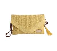 AMICHI - Bolso mujer - bolso playa - bolso bandolera mujer - bolso de verano - bolso trenzado mujer - bolsa playa - rafia - bolso casual mujer - Rebeca