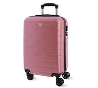 AMICHI - Maleta de Equipaje de Mano 55 x 40 x 20 cm | Carretilla Ligera de Cabina rígida con 4 Ruedas | Equipaje de a Bordo Adecuado para avión Ryanair y más, Rosa, Small, Maleta de Mano 55 x 40 x 20