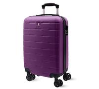 AMICHI - Maleta de equipaje de mano 55 x 40 x 20 cm | Carretilla ligera de cabina rígida con 4 ruedas | Equipaje de a bordo adecuado para avión Ryanair y más, Lilac, small, Maleta de mano 55 x 40 x 20