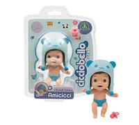 Amicicci Cicciobello CC038200 Giochi Preziosi CC038200 - Minifigura con Gorro de Animal y coleta en el pañal, para niñas a Partir de 3 años