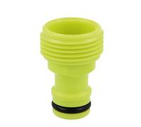 Amig - Adaptador Macho para Unión de Grifo con Manguera - 3/4" - Conexión Rápida y Fácil para Mangueras de Agua - Unión Mediante Rosca - Plástico ABS - Verde Pistacho