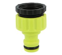 Amig - Adaptador y Reductor para Unión de Grifo con Manguera - 1/2" y 3/4" - Conexión Rápida y Fácil para Mangueras de Agua - Plástico ABS - Verde Pistacho