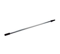 Amig - Alargador para Rodillo con Mango de Aluminio Mod. 4501 Longitud: 1-2 m Telescópico Ayuda a Pintar los Rincones más Altos, Plateado
