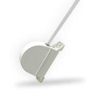 Amig - Recogedor de Persiana Exterior de Sobreponer Abatible - Fabricado en PVC - Medida: 3,5 x 17,4 x 12,5 cm (ancho x largo x fondo). Medida de la cinta: 14 mm (ancho) - Resistente - Color: Marfil