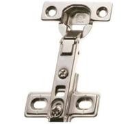 Amig - Bisagra | Tipo Cazoleta | Recta y Fija | Ø 26 mm | 2 Unidades | Máxima Resistencia y Duración | Apertura de 110 º | Fijación Oculta para Puertas de Muebles y Armarios | Acero Plateado