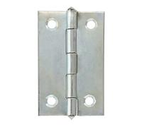 Amig - Bisagra Estrecha - 50 x 30 mm - Multiusos - Cantos Cuadrados - Apertura y Cierre Silencioso - Sujeta Puertas con Firmeza - Acero Zincado