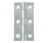 Amig - Bisagra Estrecha - 63 x 32 mm - Multiusos - Cantos Cuadrados - Apertura y Cierre Silencioso - Sujeta Puertas con Firmeza - Acero Zincado