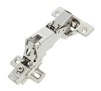 Amig - Bisagra | Tipo Cazoleta | Recta y Automática | Ø 35 mm | Pestillo para Apertura Rápida | Apertura de 170 º | Fijación Oculta para Puertas de Muebles y Armarios | Acero Plateado