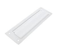 Amig - Bocacartas Buzón | 254 x 73 mm | Recogecartas de Acero | para Paredes o Puertas de Interior y Exterior | Medida Boca: 198 x 48 mm | Diseño Discreto y Resistente | Color Blanco