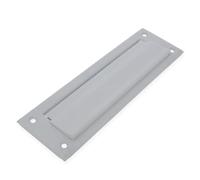 Amig - Bocacartas para Paredes o Puertas | 254 x 73 mm - Boca 198 x 48 mm | Acero Inoxidable Resistente | Para Interior y Exterior | Fácil Instalación y Diseño Elegante | Color Plateado