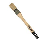 Amig - Brocha Prensada de Cerda Pura y Sintética - Ø 32 mm - Uso General - Acabado Óptimo - con Virola de Acero Inoxidable y Mango de Madera Barnizada