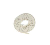 Amig - Burlete Adhesivo - 2 Tiras de 3 m - Ø7 X 9 mm - Material Silicona - Blanco - Instalación Fácil y Rápida - Impermeable y Limpiable - Aislante de Calor y Frio