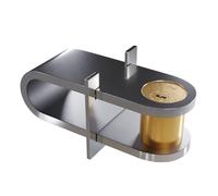 Amig - Cerradura de Alta Seguridad Modelo 680 para Puertas de Ballesta - Latón Cromado Brillo - Incluye 3 Llaves de Puntos - 115 x 40 mm - Ideal para Cierres Extensibles y Cancelas