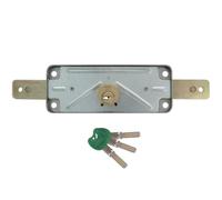 Amig - Cerradura Metálica para Cierres de Persianas Metálicas Enrollables Mod. 645 Cilindro: 15 mm Incluye 3 Llaves de Puntos Acabado Acero Zincado