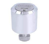 Amig - Cerradura Redondeada para Puertas Enrollables | Cerradura para Cierre de Persiana | Latón Macizo y Acero Inoxidable | Soporte tubular no incluido | Incluye 3 llaves de punto