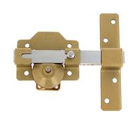 Amig - Cerrojo de seguridad para puertas | Acero | Alta resistencia a la extracción, arranque y rotura | Longitud del Cilindro Redondo: 50 mm | Color: Martelé | Medidas: 170 x 105 mm