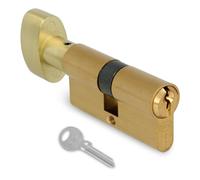 AMIG - Cilindro para Cerradura - Medida: 90 mm (40-50) - 6 Pines - Sistema Antiganzuado y Antibumping - Pasadores Antitaladro - Incluye 3 Llaves - Tornillo de Fijación de 65 mm