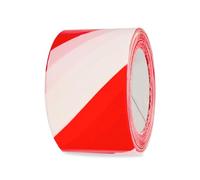 Amig - Cinta de Balizaje | 500 m de Longitud x 70 mm de ancho | Fabricada con Polietileno de Baja Densidad LDPE | Cinta de Señalización para Delimitar Zonas de Seguridad | Rojo y Blanco