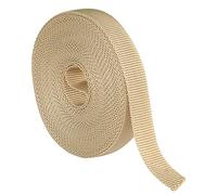 Amig - Cinta para Recogedor de Persianas Enrollables - Cuerda de Repuesto para Carretes de Persiana de Toque Suave y Rígido - Resiste los Rayos UV y la Abrasión - Color Marfil - Medidas: 14 mm x 6 m
