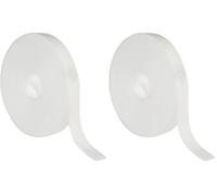 Amig - Cinta para Recogedor de Persianas Enrollables - Medidas 18 mm x 6 m - Resistente a Rayos UV y Abrasión - Color Marfil - Cuerda de Repuesto para Carrete (Paquete de 2)