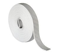 Amig - Cinta para Recogedor de Persianas Enrrollables - Cuerda de Repuesto para Carrete de Persiana de Toque Suave y Rígido - Resiste Rayos UV y Abrasión - Color Pintas Negras - Medidas 14 mm x 6 m