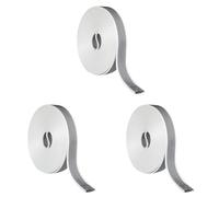 Amig - Cinta para Recogedor de Persianas Enrrollables - Cuerda de Repuesto para Carrete de Persiana de Toque Suave y Rígido - Resiste Rayos UV y Abrasión - Color Blanco/Gris - Medidas 22 mm x 6 m