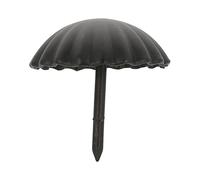 Amig - Clavo Embellecedor - Acabado Ondulado - Ø 40 x 32 mm - Forma Redonda - Ideal para Fijar en Armarios, Mesas o Puertas - Bolsas de 4 - Acero Negro