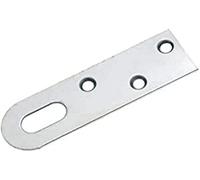 Amig - Colgador multiusos Mod. 1 | Acero | Acabado niquelado | Medidas: 60 x 16 mm | Para colgar muebles o cuadros