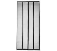 Amig - Cortina Mosquitera para Puertas - 100 x 220 cm - Gris - PVC y Fibra de vidrio - Protección antimosquítos - Para puertas de Paso, Balcones o Terrazas - Montaje con Tornillos - Mod. MP02