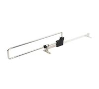 Amig - Cuelgaperchas extraíble - Acero - Medidas: 300 mm - Plateado - Colgador Extensible de Perchas para Ropa - Ideal para armarios o vestidor